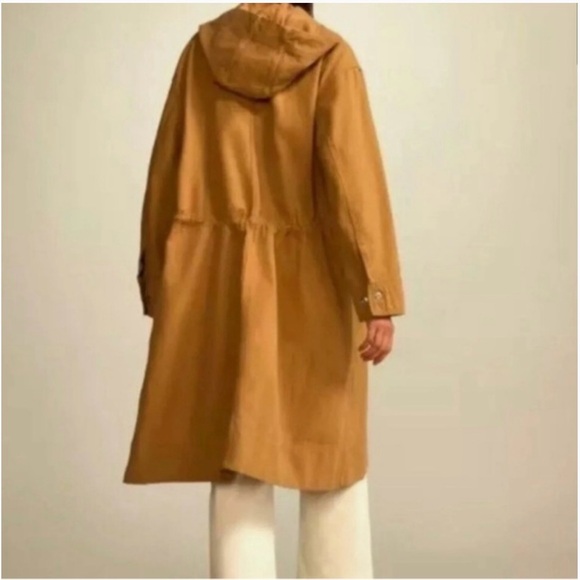 Everlane Jackets & Blazers - Everlane Brown Hooded Trench Coat